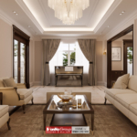 Mẫu biệt thự tân cổ điển 3 tầng 140m2 tại Hải Phòng 42