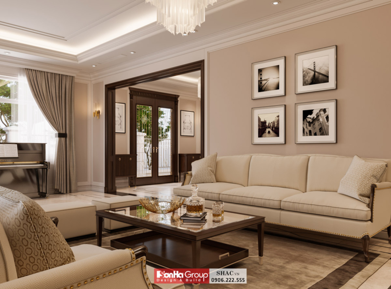 Mẫu biệt thự tân cổ điển 3 tầng 140m2 tại Hải Phòng 8