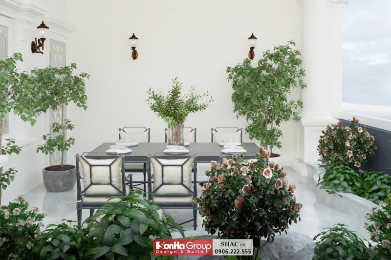 Mẫu biệt thự tân cổ điển 3 tầng 140m2 tại Hải Phòng 31