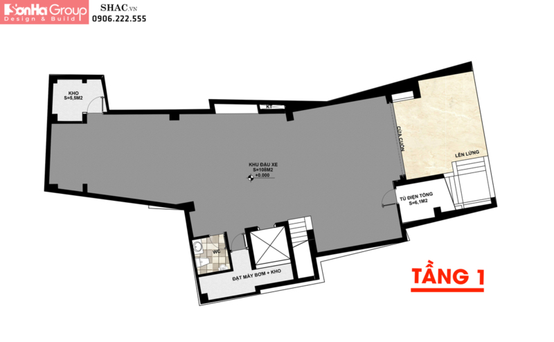 Thiết kế tòa nhà văn phòng sang trọng theo lối tân cổ điển 2