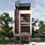 Mẫu thiết kế nhà phố kiểu hiện đại 85m2 - SH NOD 0231 7