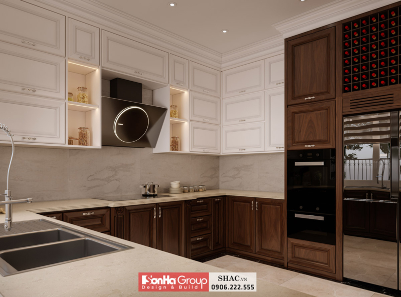 Mẫu biệt thự tân cổ điển 3 tầng 140m2 tại Hải Phòng 13