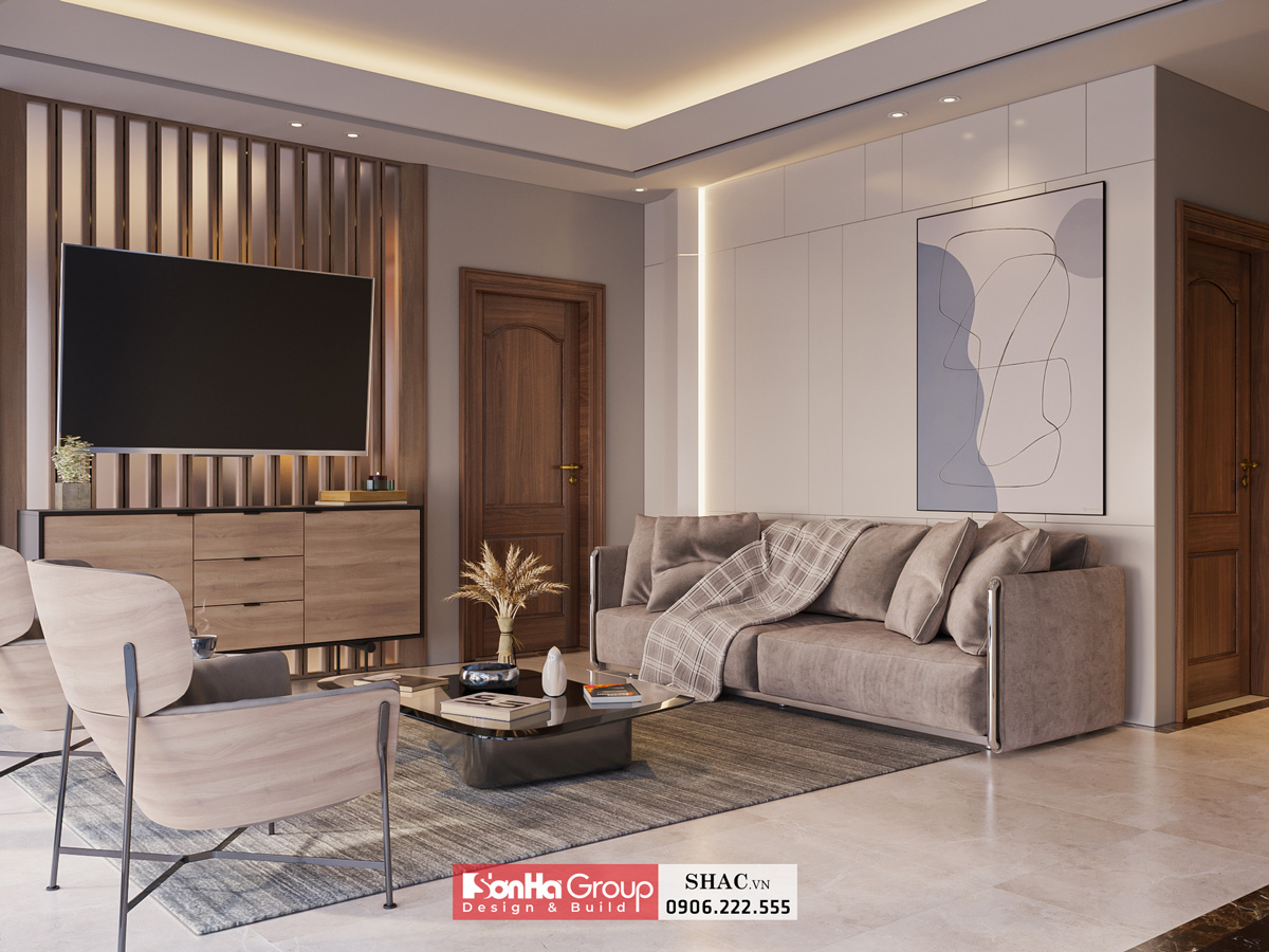 Thiết kế nội thất sang trọng trong căn hộ 222m2 tại Ninh Bình - SH NOP 0221 39