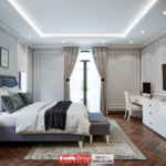 Mẫu biệt thự tân cổ điển 3 tầng 140m2 tại Hải Phòng 57