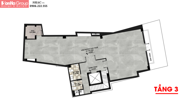 Thiết kế tòa nhà văn phòng sang trọng theo lối tân cổ điển 5