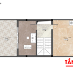 Mẫu thiết kế nhà phố kiểu hiện đại 85m2 - SH NOD 0231 12