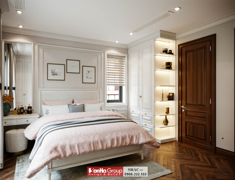 Mẫu biệt thự tân cổ điển 3 tầng 140m2 tại Hải Phòng 25