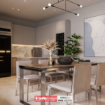 Thiết kế nội thất sang trọng trong căn hộ 222m2 tại Ninh Bình 21