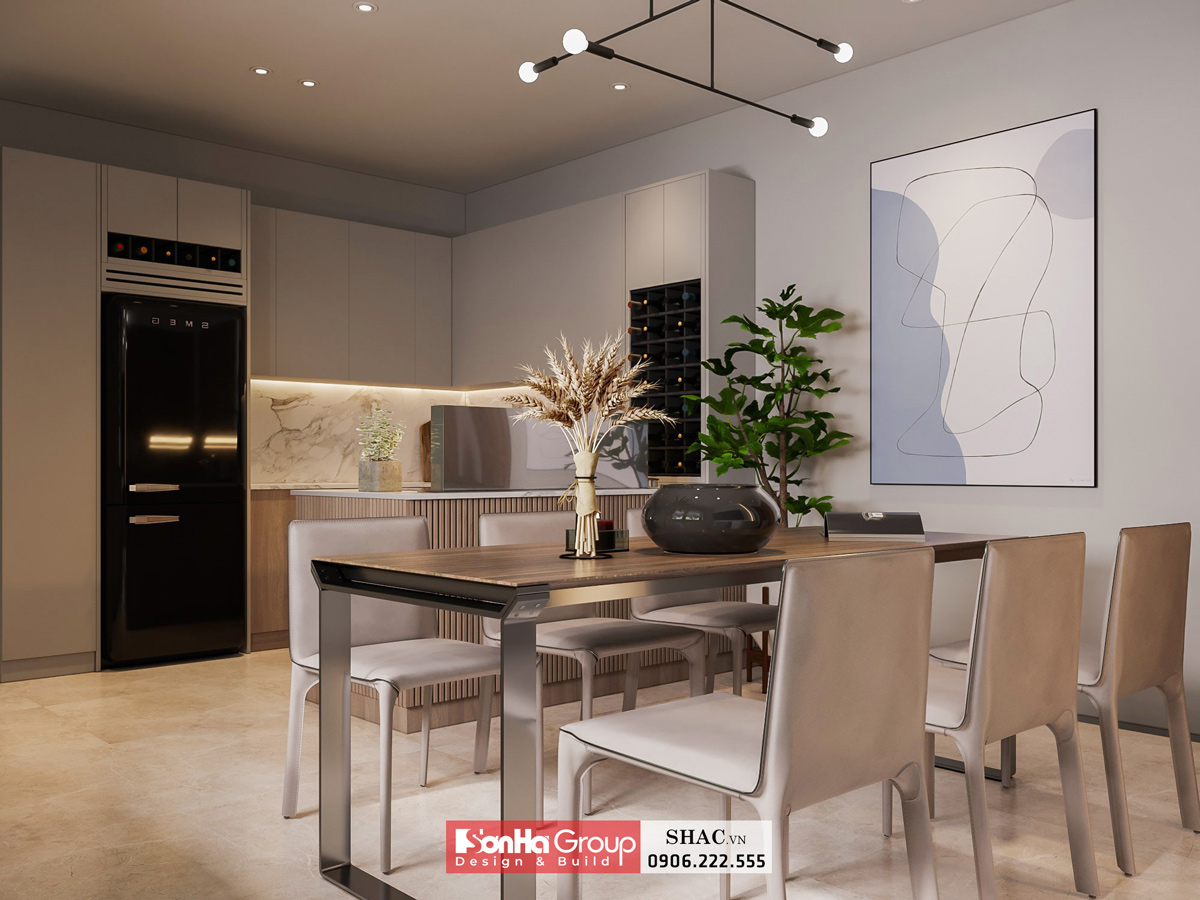 Thiết kế nội thất sang trọng trong căn hộ 222m2 tại Ninh Bình 40