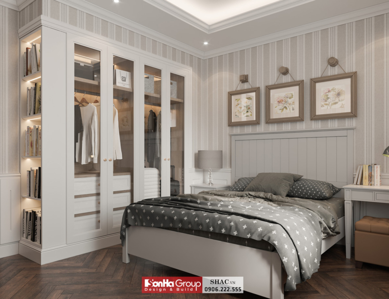 Mẫu biệt thự tân cổ điển 3 tầng 140m2 tại Hải Phòng 20