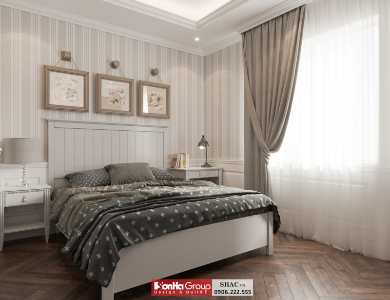 Mẫu biệt thự tân cổ điển 3 tầng 140m2 tại Hải Phòng 18