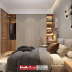 Thiết kế nội thất sang trọng trong căn hộ 222m2 tại Ninh Bình 25