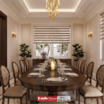 Mẫu biệt thự tân cổ điển 3 tầng 140m2 tại Hải Phòng 44