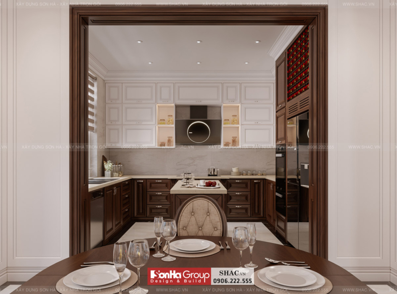 Mẫu biệt thự tân cổ điển 3 tầng 140m2 tại Hải Phòng 11