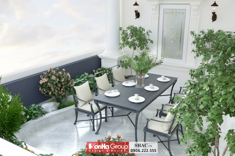 Mẫu biệt thự tân cổ điển 3 tầng 140m2 tại Hải Phòng 32