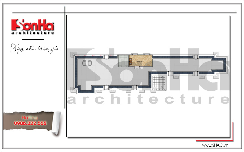 biệt thự 2 tầng chữ L-3 biệt thự 3 tầng hình chữ l