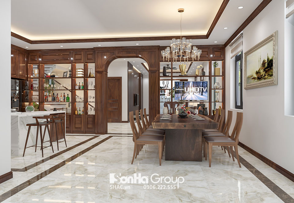 biệt thự hiện đại 2 tầng