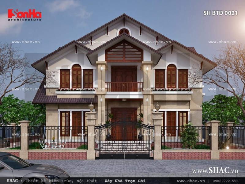 biệt thự 3 tầng 2 mặt tiền