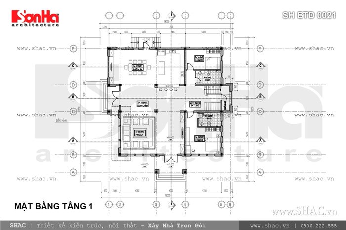 biệt thự 3 tầng 2 mặt tiền
