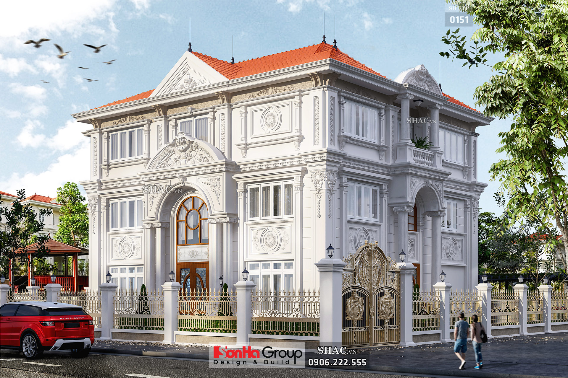 biệt thự 3 tầng 2 mặt tiền