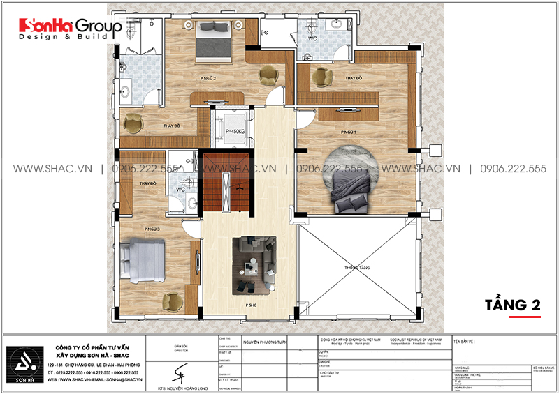 biệt thự 3 tầng 2 mặt tiền