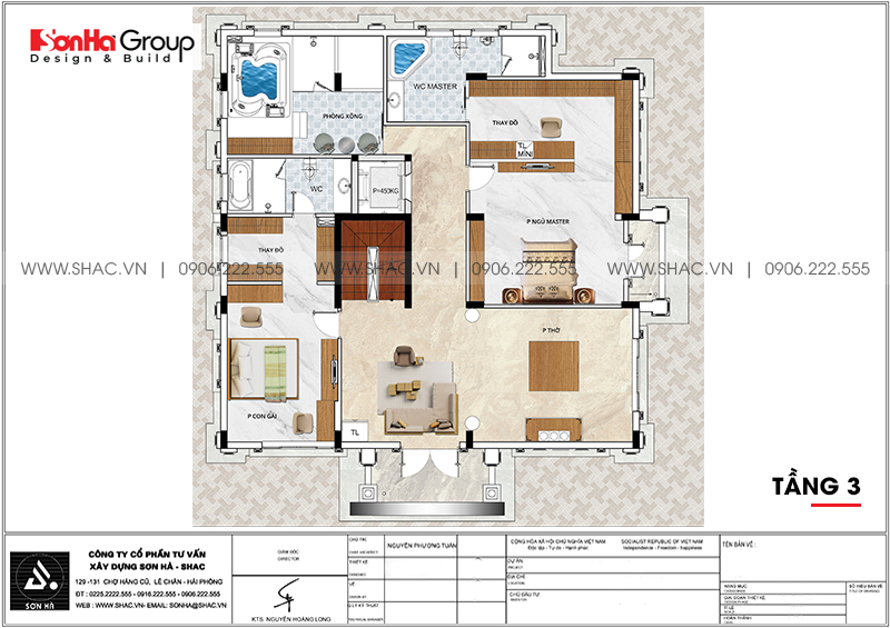 biệt thự 3 tầng 2 mặt tiền