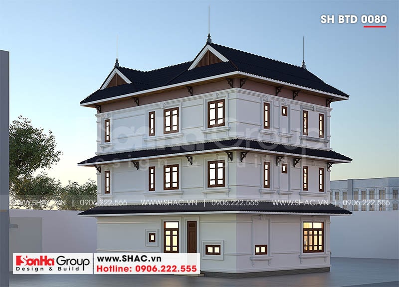 biệt thự 3 tầng 2 mặt tiền