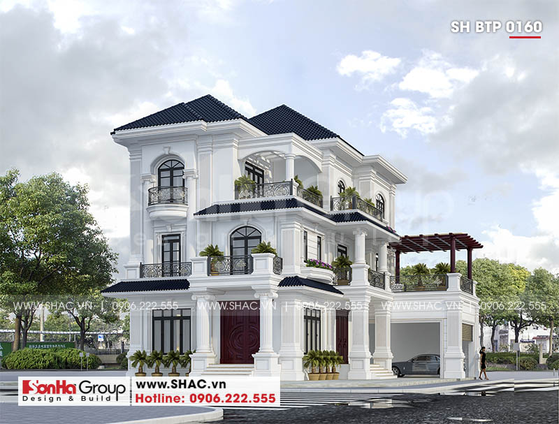 biệt thự 3 tầng 2 mặt tiền