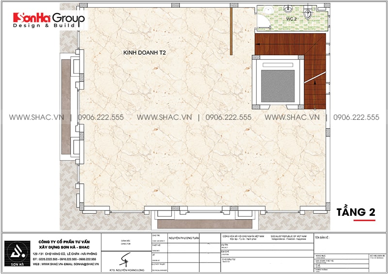 biệt thự 3 tầng 2 mặt tiền