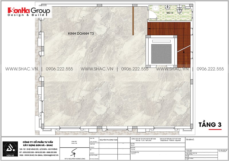 biệt thự 3 tầng 2 mặt tiền