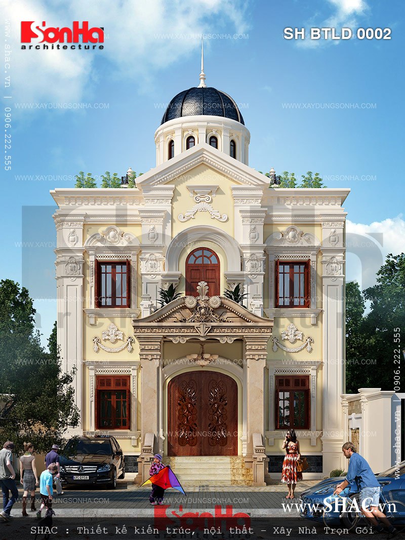 biệt thự 3 tầng 2 mặt tiền