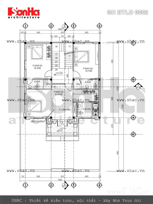 biệt thự 3 tầng 2 mặt tiền