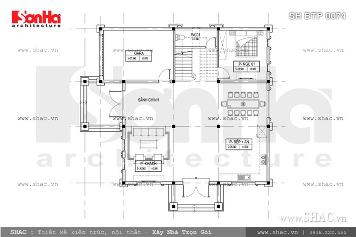biệt thự 3 tầng 2 mặt tiền