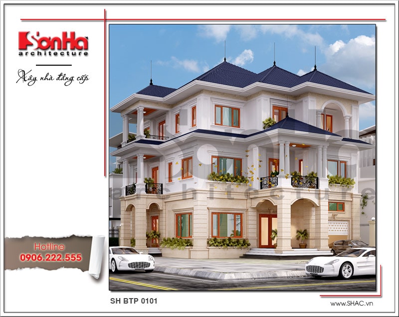 biệt thự 3 tầng chữ l biệt thự 3 tầng chữ l