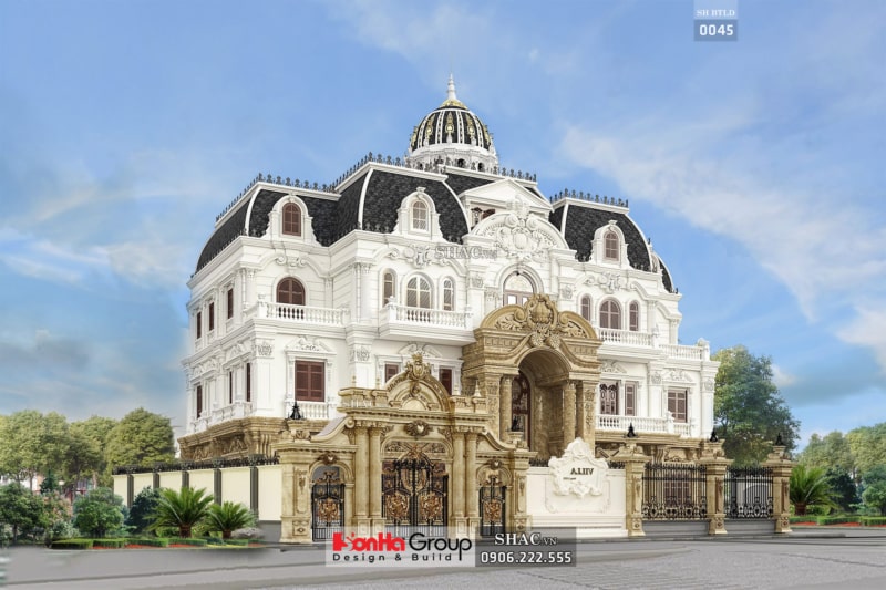 biệt thự 3 tầng cổ điển