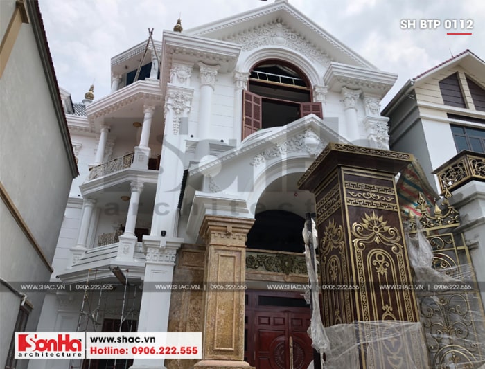 biệt thự 3 tầng cổ điển