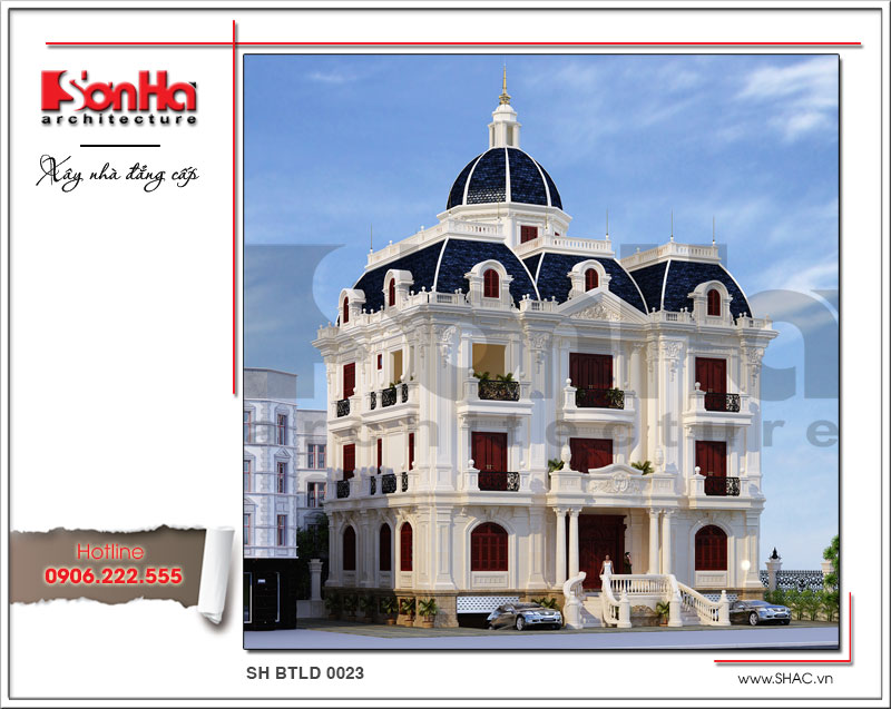 biệt thự 3 tầng cổ điển