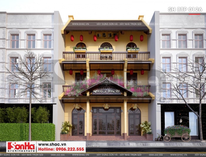 biệt thự 3 tầng cổ điển