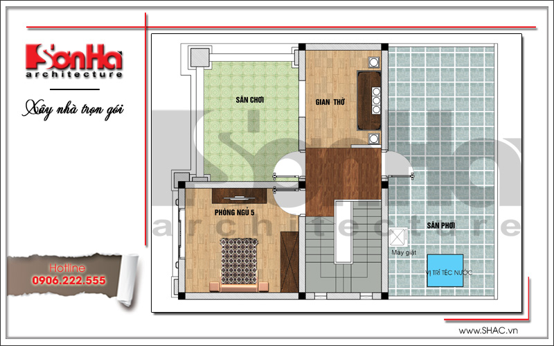 biệt thự 3 tầng kiểu pháp