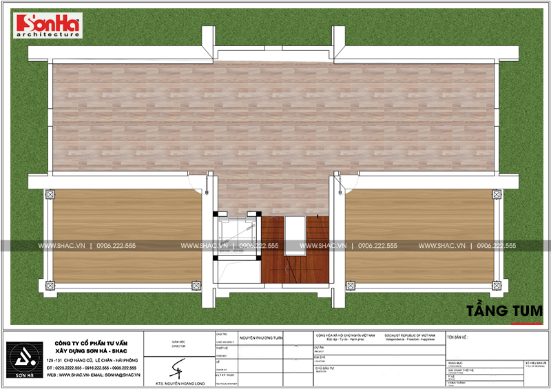 biệt thự 3 tầng kiểu pháp