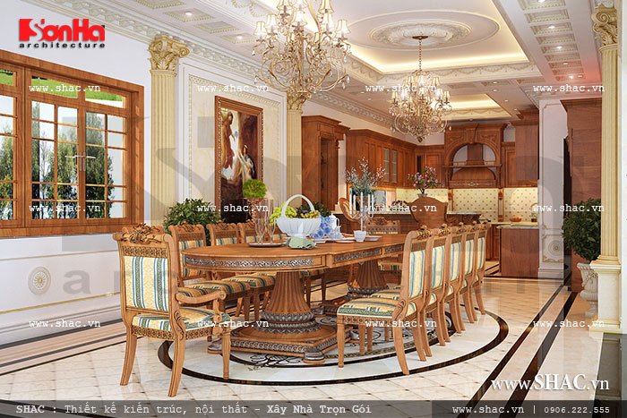 biệt thự 3 tầng kiểu pháp