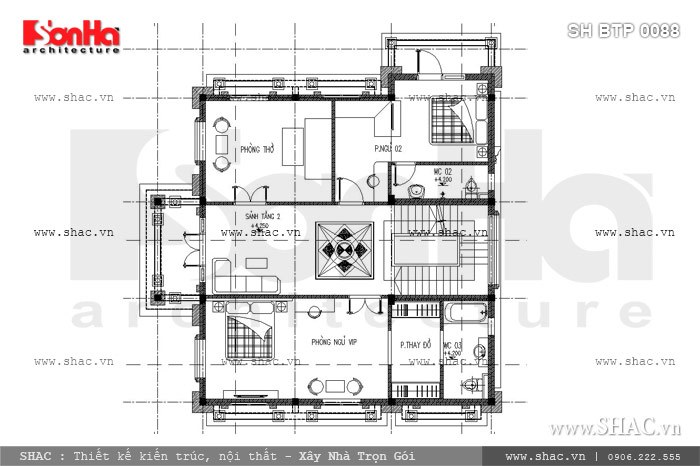 biệt thự 3 tầng kiểu pháp