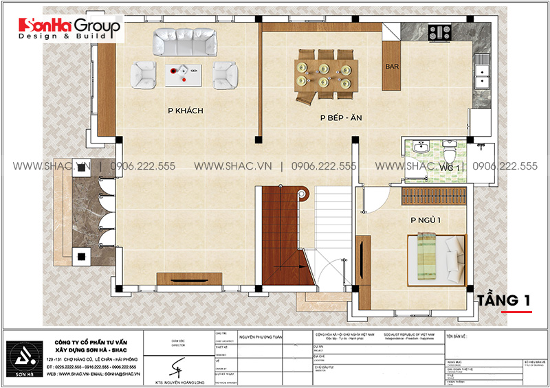 biệt thự 3 tầng kiểu pháp