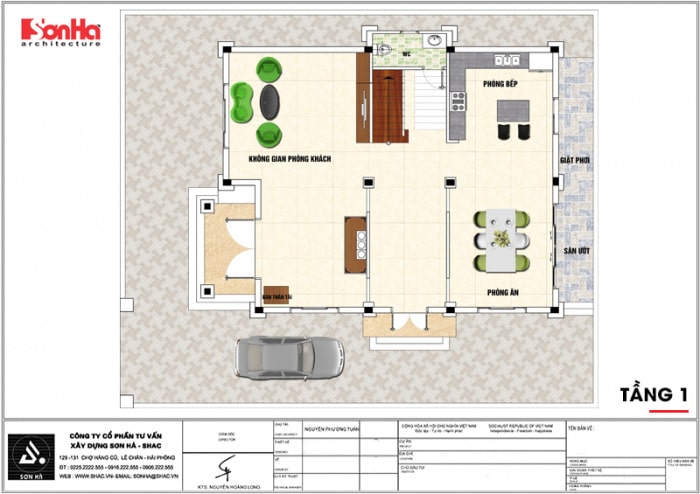 biệt thự 3 tầng tân cổ điển