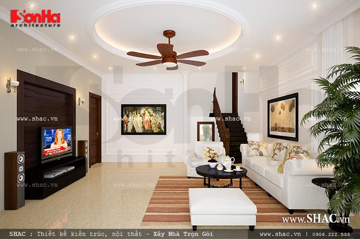 biệt thự 3 tầng tân cổ điển