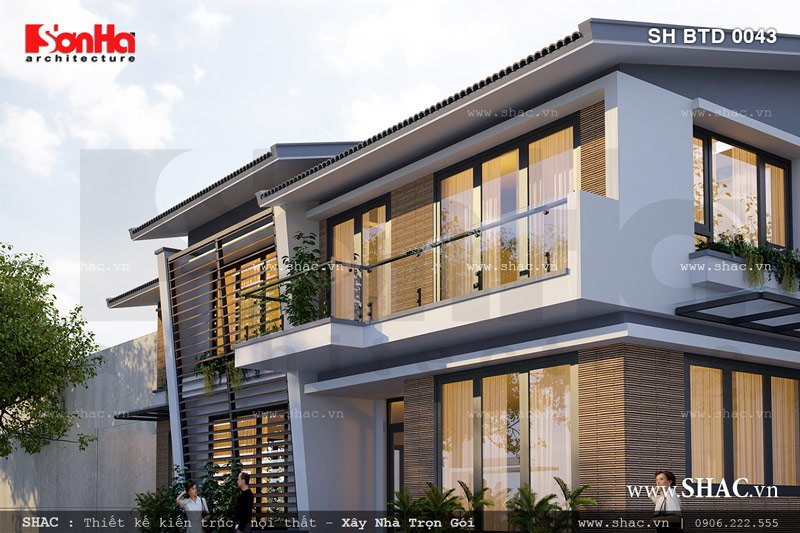 biệt thự 2 tầng mái dốc biệt thự 2 tầng mái dốc