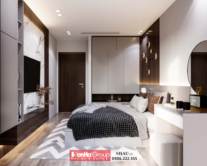 Mẫu thiết kế nội thất căn hộ phong cách hiện đại đẹp tinh tế 8