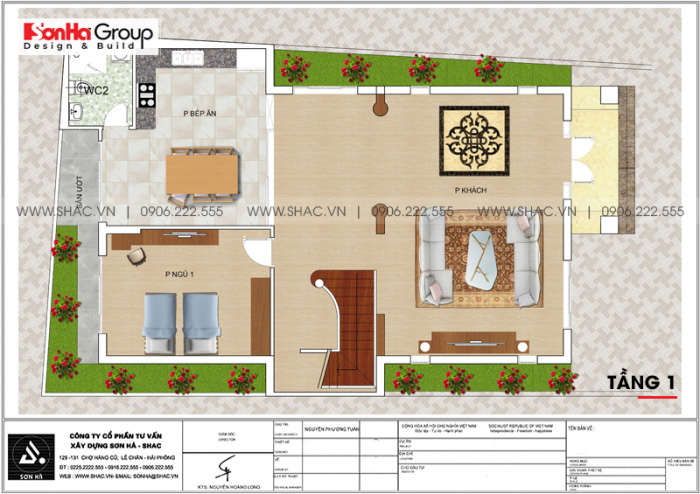 biệt thự 2 tầng 80m2