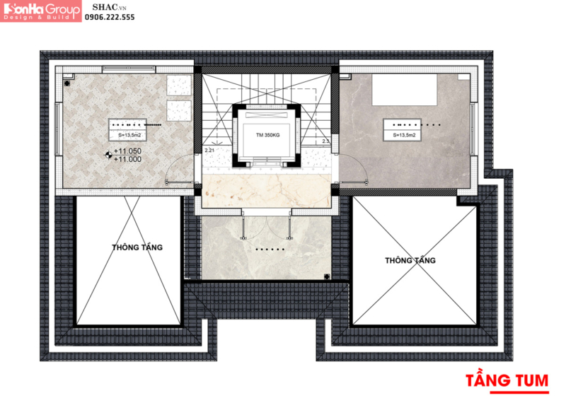 Thiết kế biệt thự phong cách tân cổ điển 123m2 tại Hải Phòng 29