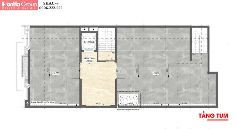 Mẫu khách sạn tân cổ điển 230m2 7 tầng tại Hải Phòng 28